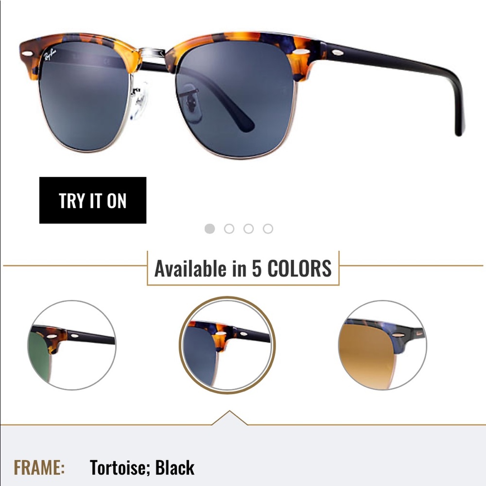 Rayban unisex Clubmaster sunglasses